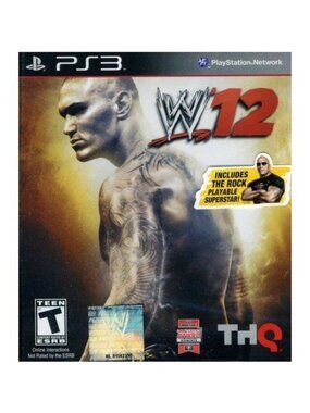 WWE 12 Greatest Hits (PlayStation 3 / PS3), No Manual